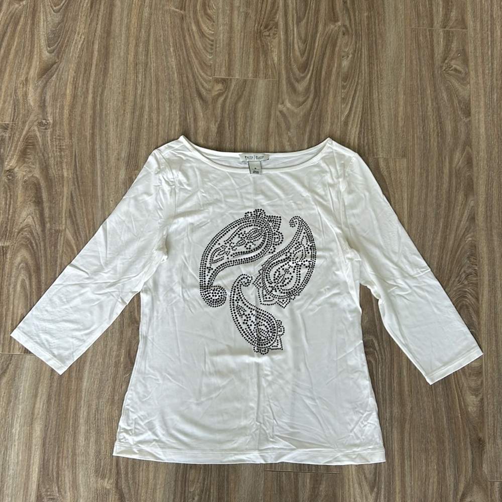 White House Black Market 3/4 sleeve Shirt